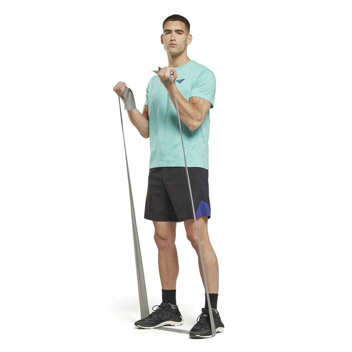 Reebok Graphic Les Mills® Aquamarine男士短袖衬衫-4