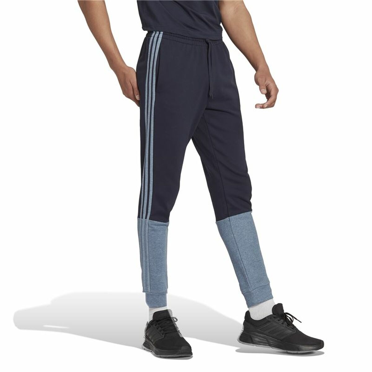 Adidas Essentials Mélange Adult Pants Grey-4