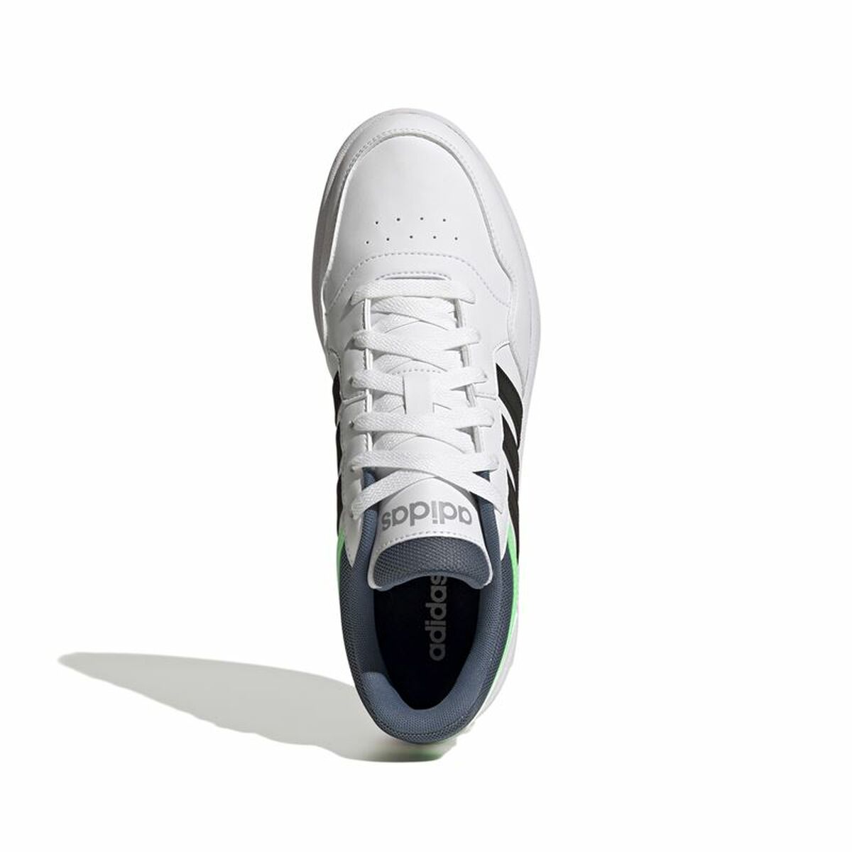 Adidas Hoops Men's Sports Sneakers 3. 0 Low Classic White Male-5
