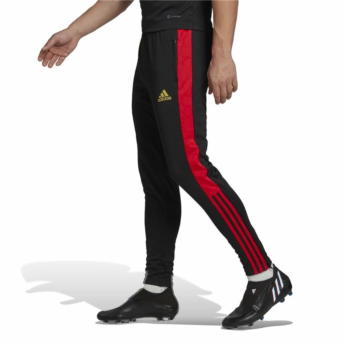 Футбольные тренировочные брюки для взрослых Adidas Salah Чёрный Мужской-6