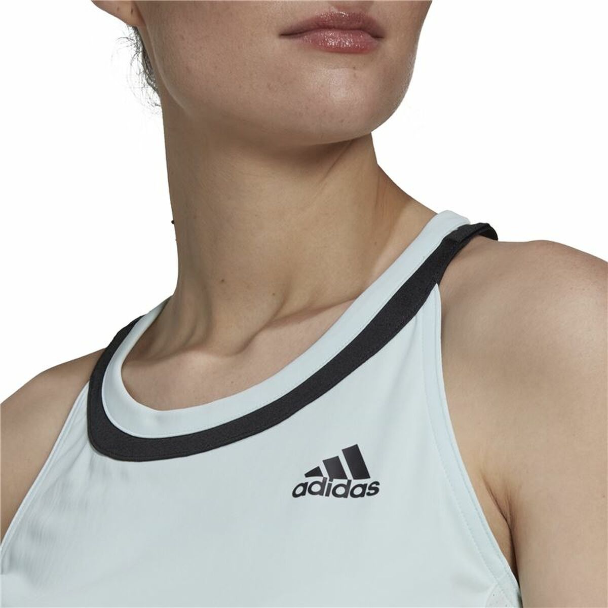 Женская майка Adidas Club Tennis Небесный синий-5