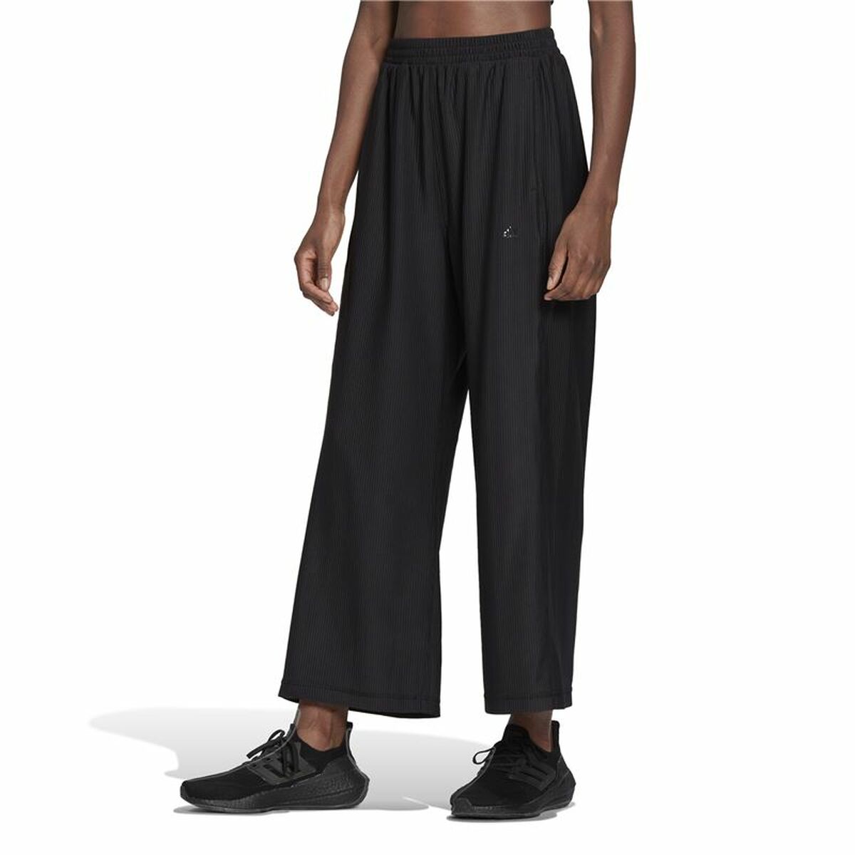 Adidas Stu 7/8 Woman Black Long Sweatpants-6
