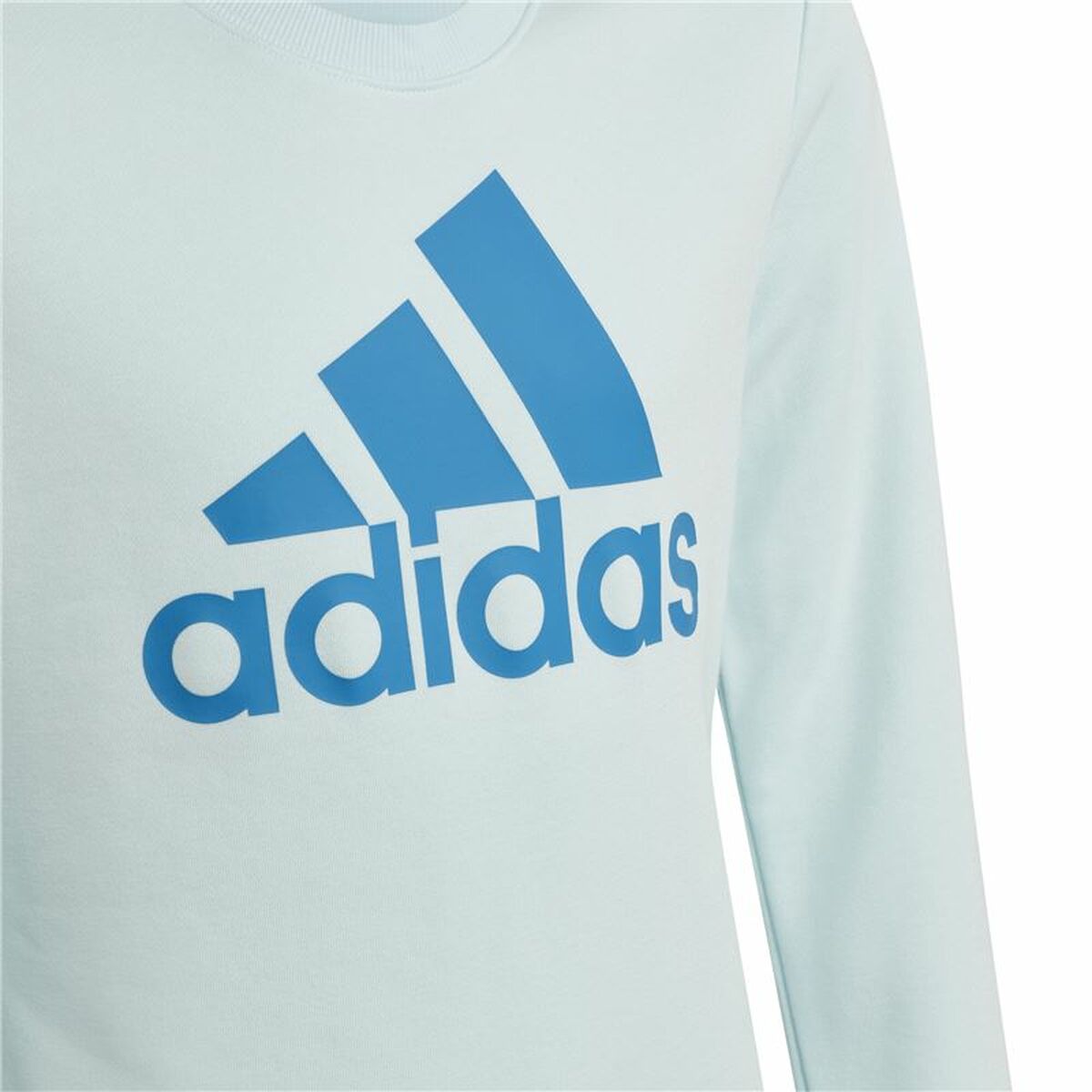 Толстовка без капюшона для девочек Adidas Essentials Светло Синий-4