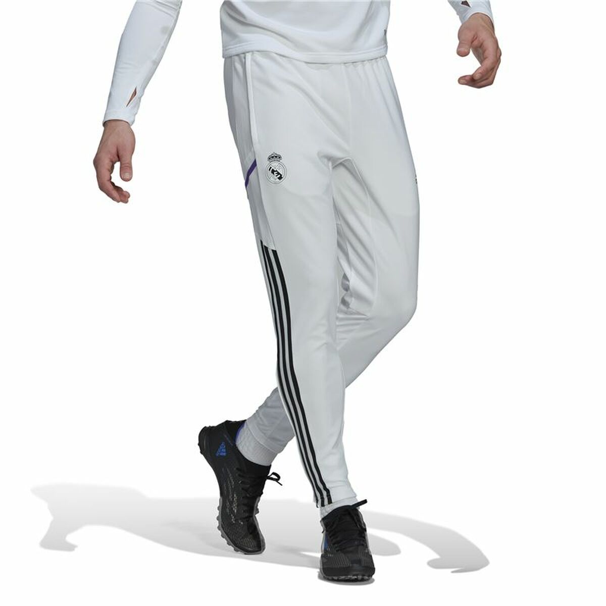 Футбольные тренировочные брюки для взрослых Adidas Real Madrid Condivo 22  Белый Мужской-2