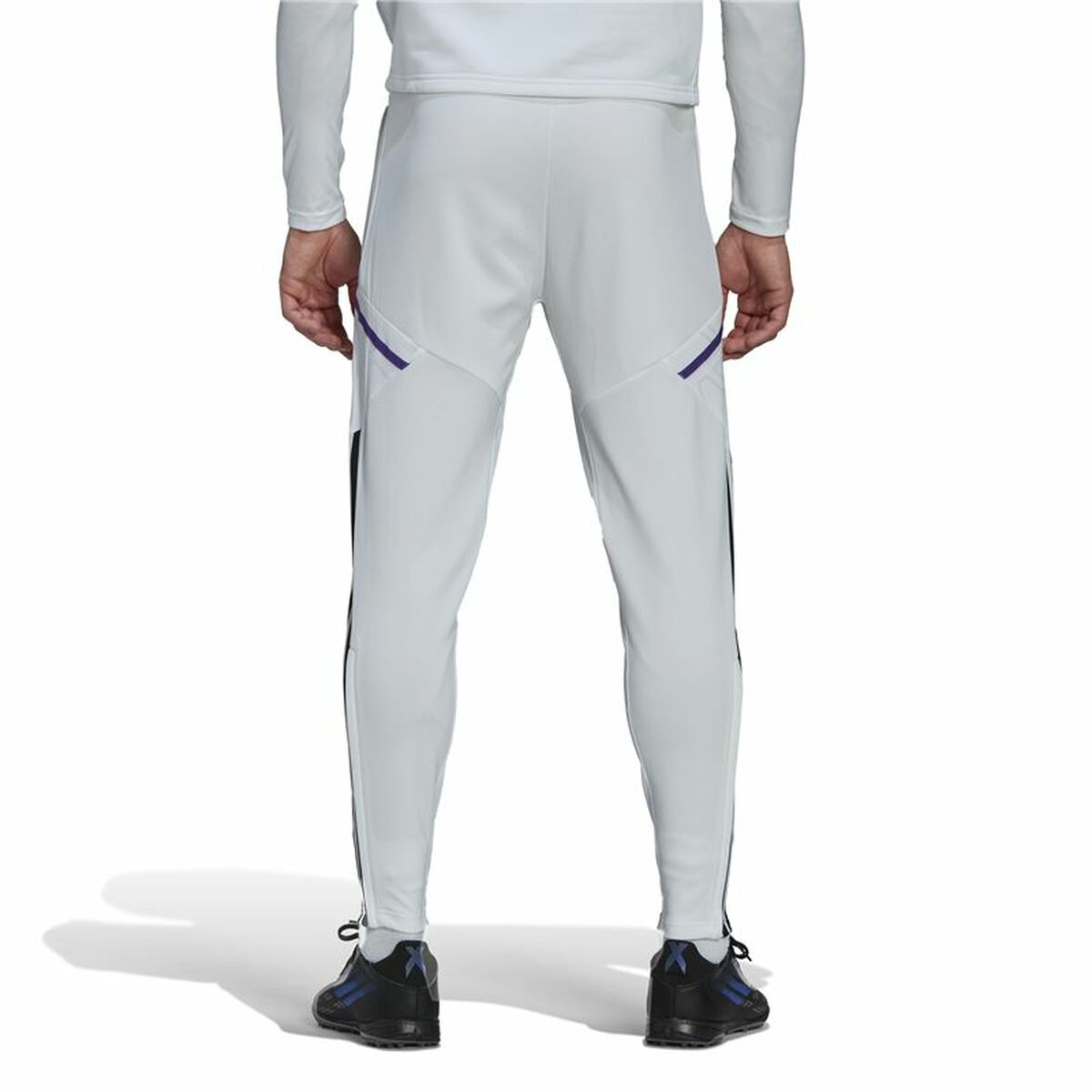 Футбольные тренировочные брюки для взрослых Adidas Real Madrid Condivo 22  Белый Мужской-3