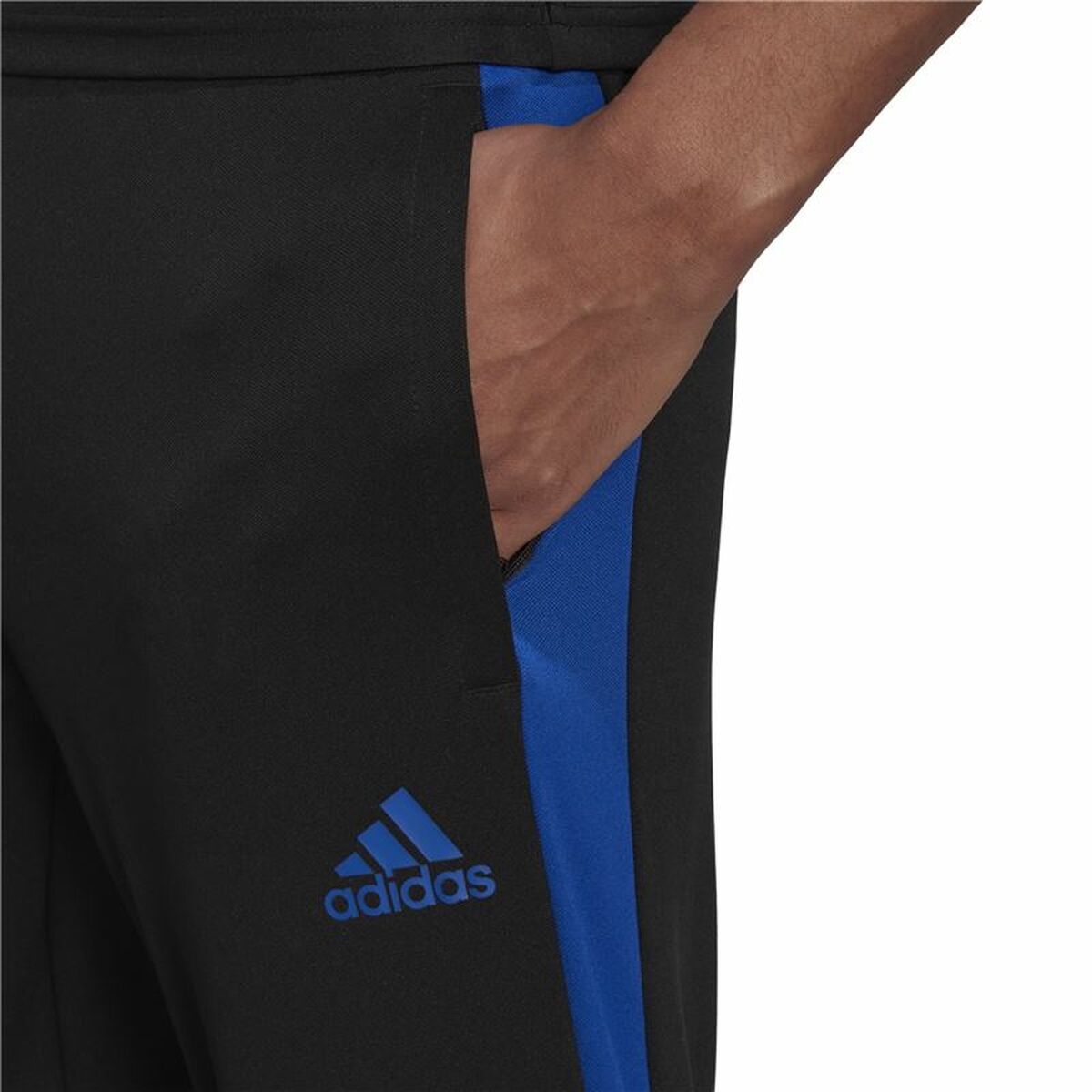 Футбольные тренировочные брюки для взрослых Adidas Tiro  Чёрный Мужской-3