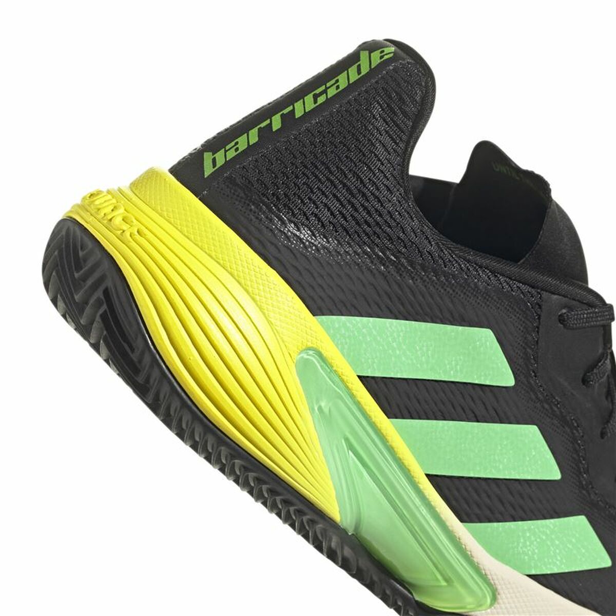Мужские теннисные туфли Adidas Barricade  Чёрный-2