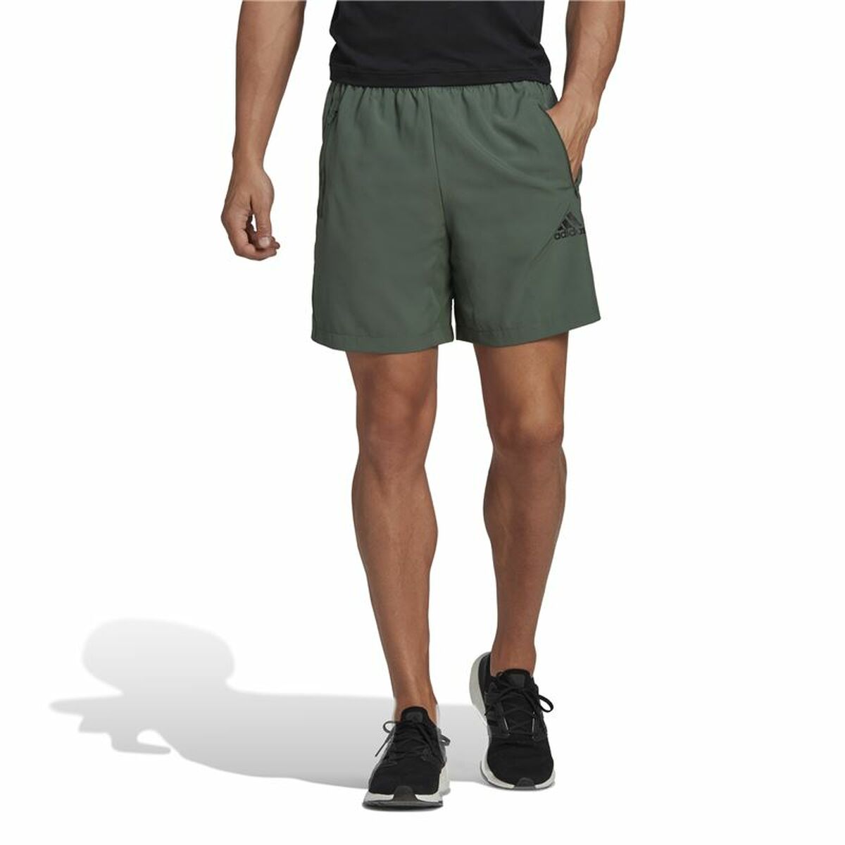 Adidas Designed 2 Move Sports Men's Shorts Olive Oil-2