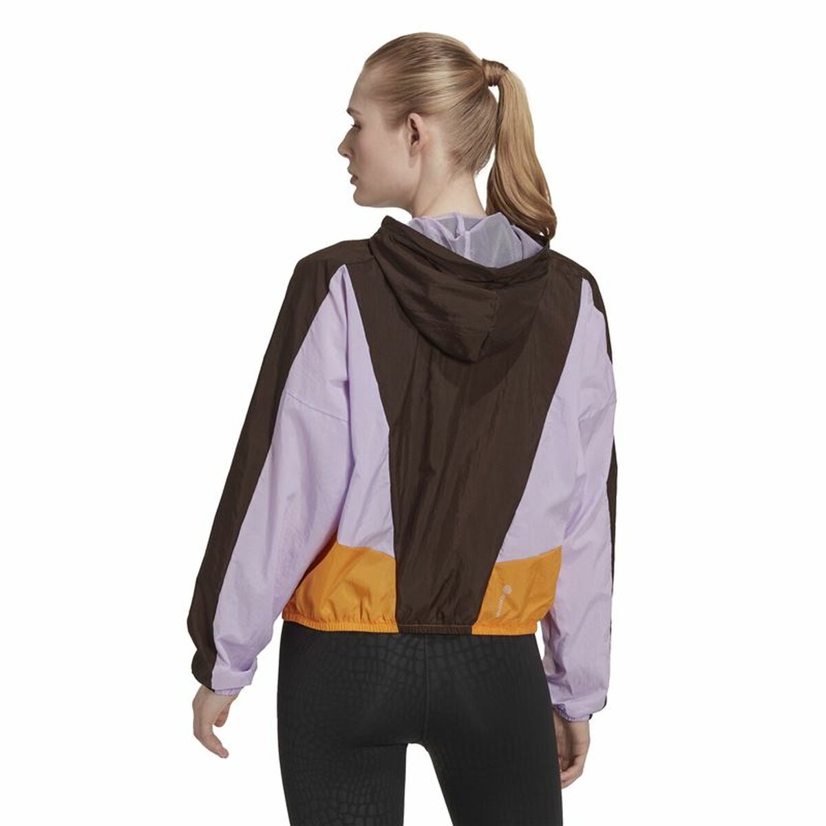 Толстовка с капюшоном женская Adidas Hyperglam Коричневый-6