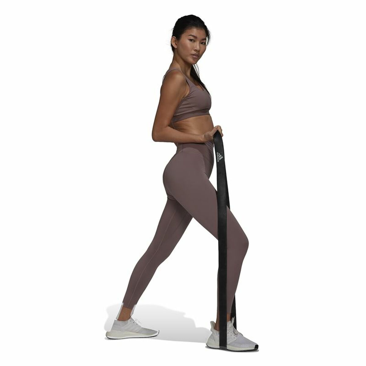 Спортивный бюстгальтер Adidas CoreFlow Luxe Фиолетовый-4