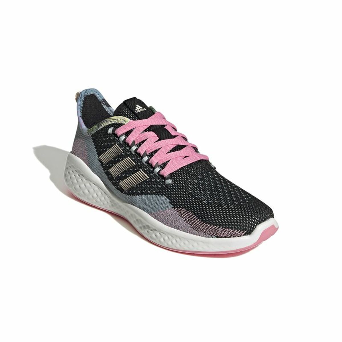 Adidas Fluidflow Adult Running Shoes Black Gray-5