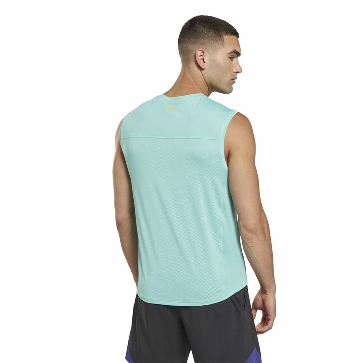 Reebok Les Mills® Bodypump® Activchill Men's Sleeveless T-Shirt Blue-3