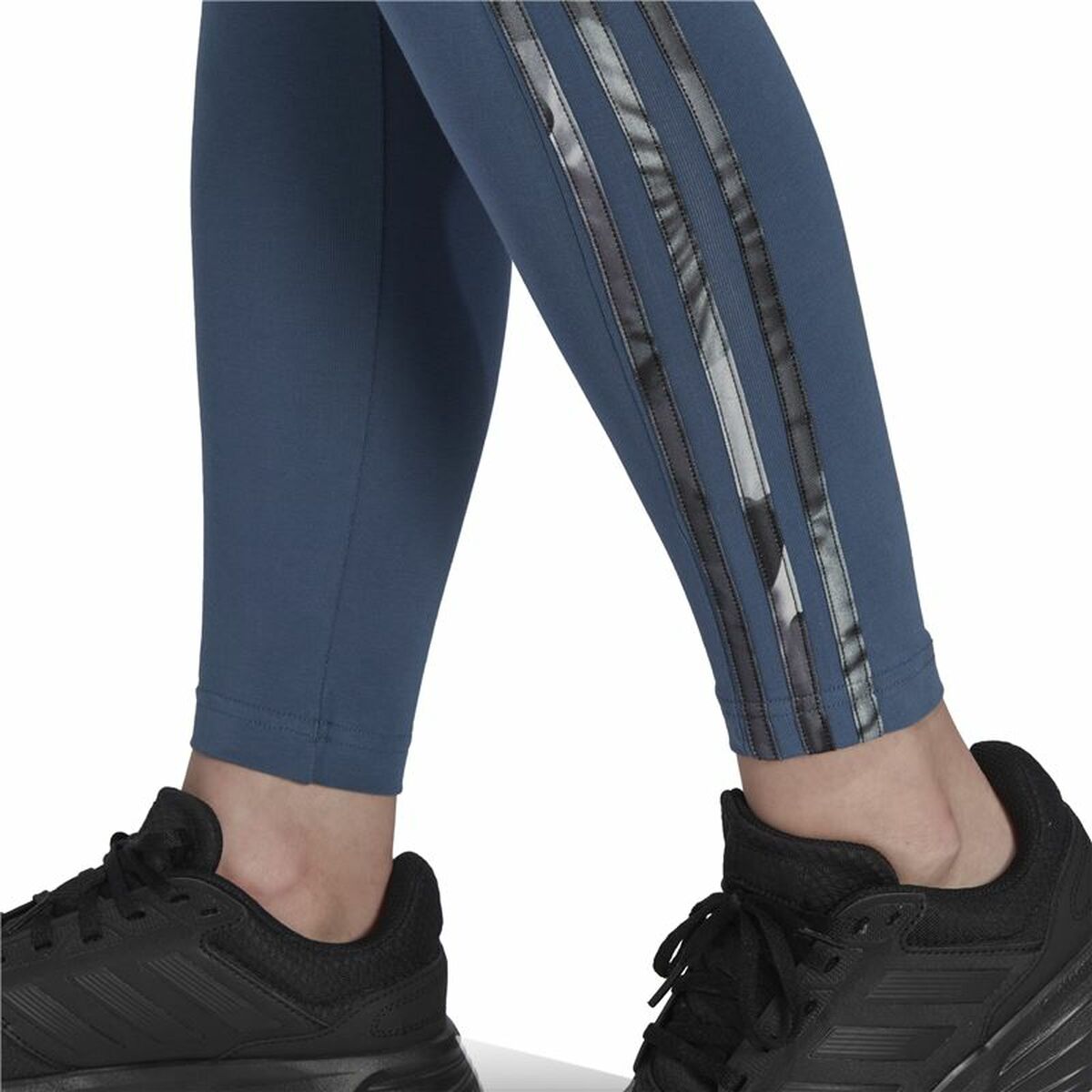Женские спортивные колготки Adidas Loungewear Essentials 3 Stripes Синий-2