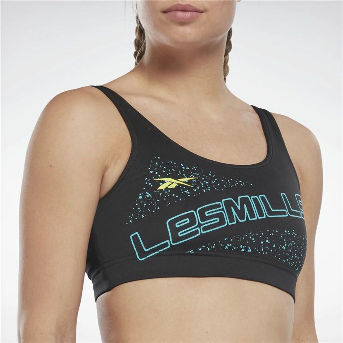 Спортивный бюстгальтер Reebok Les Mills Чёрный-4