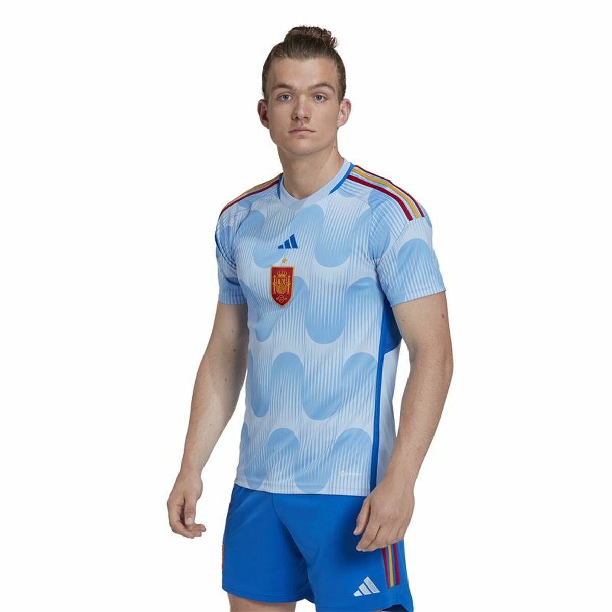 Спортивная футболка с коротким рукавом, мужская Adidas 2ª Equipación España 22-3