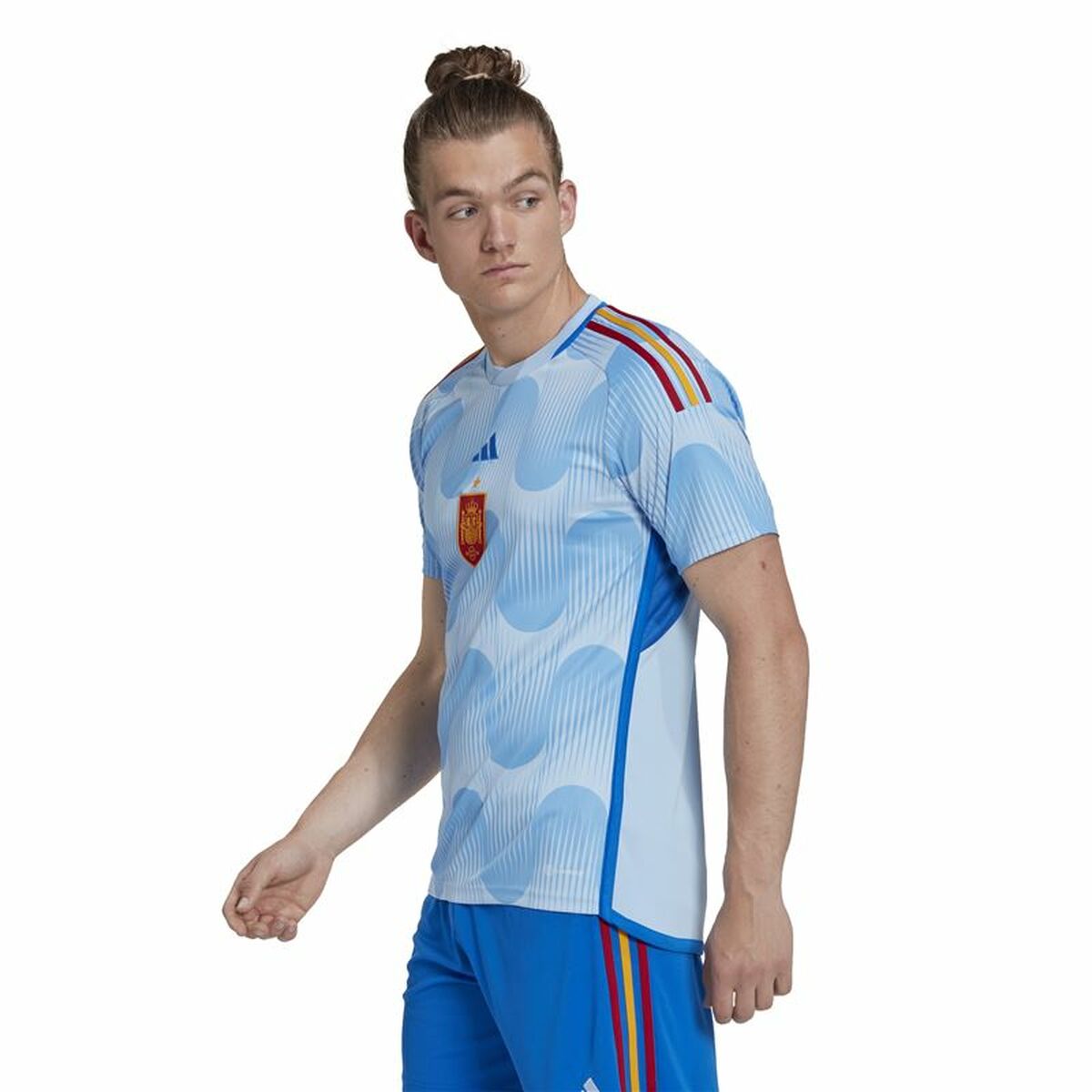 Спортивная футболка с коротким рукавом, мужская Adidas 2ª Equipación España 22-5