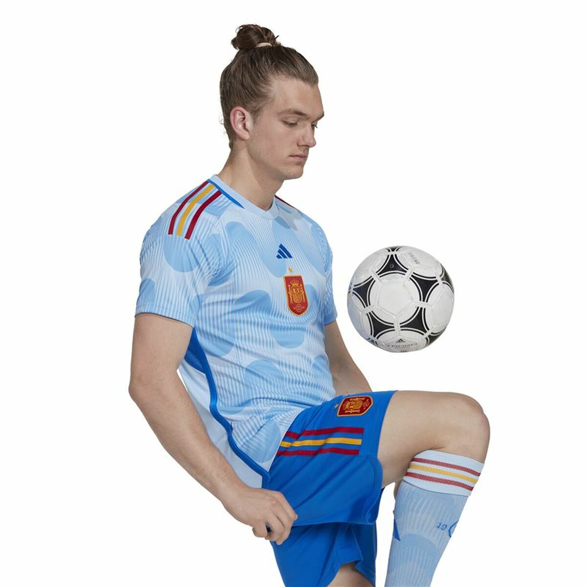 Спортивная футболка с коротким рукавом, мужская Adidas 2ª Equipación España 22-6