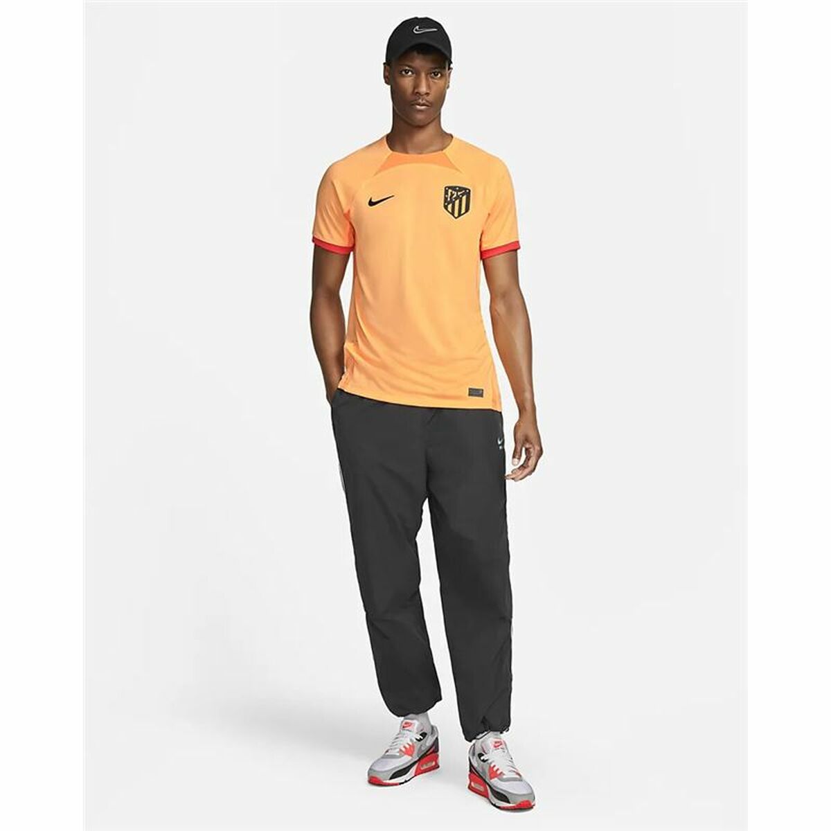 Спортивная футболка с коротким рукавом, мужская Nike Atlético Madrid-5