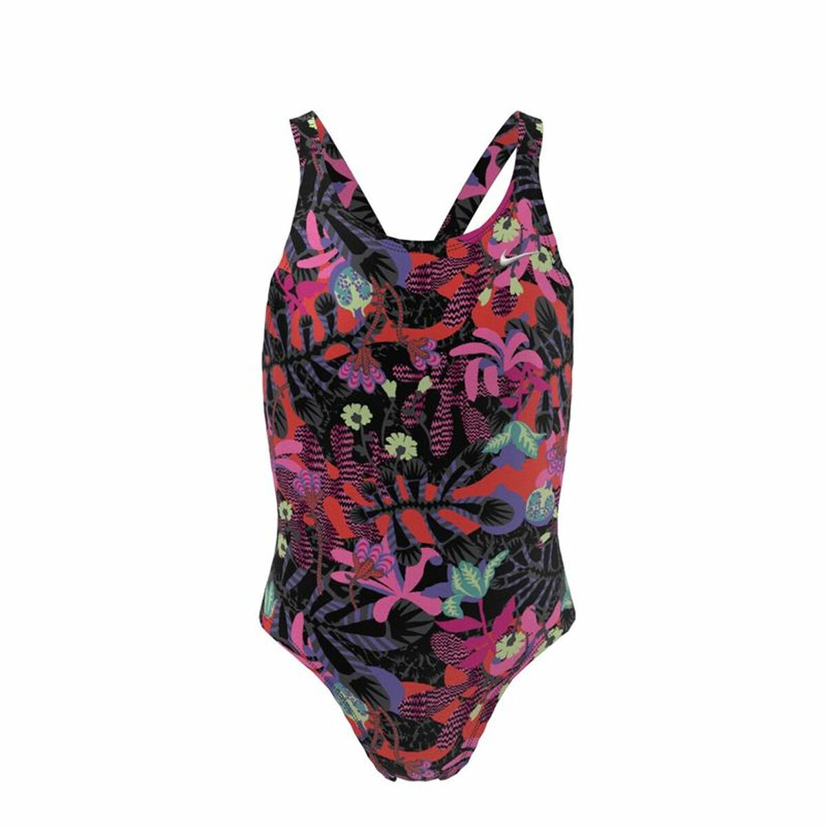 Купальник для девочек Nike SwimWear Flower Розовый-2