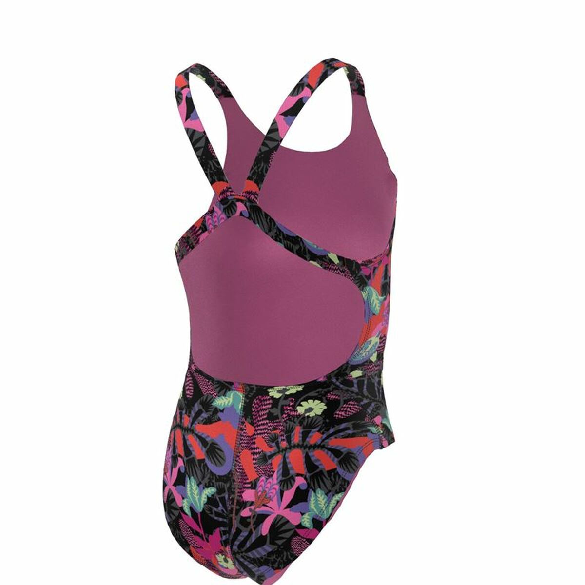 Купальник для девочек Nike SwimWear Flower Розовый-3