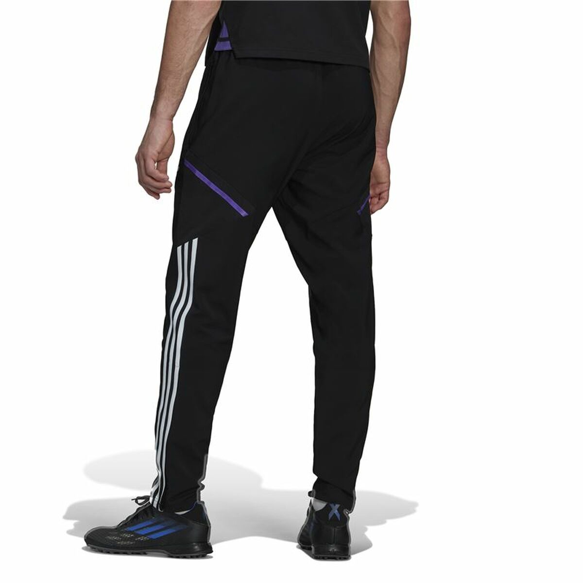 Футбольные тренировочные брюки для взрослых Adidas Condivo Real Madrid 22 Чёрный Мужской-5