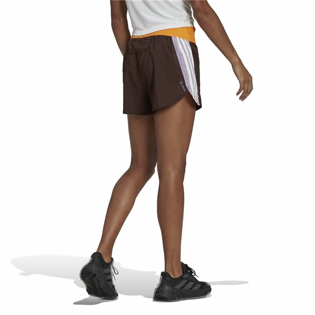 Спортивные женские шорты Adidas Hyperglam Коричневый-5