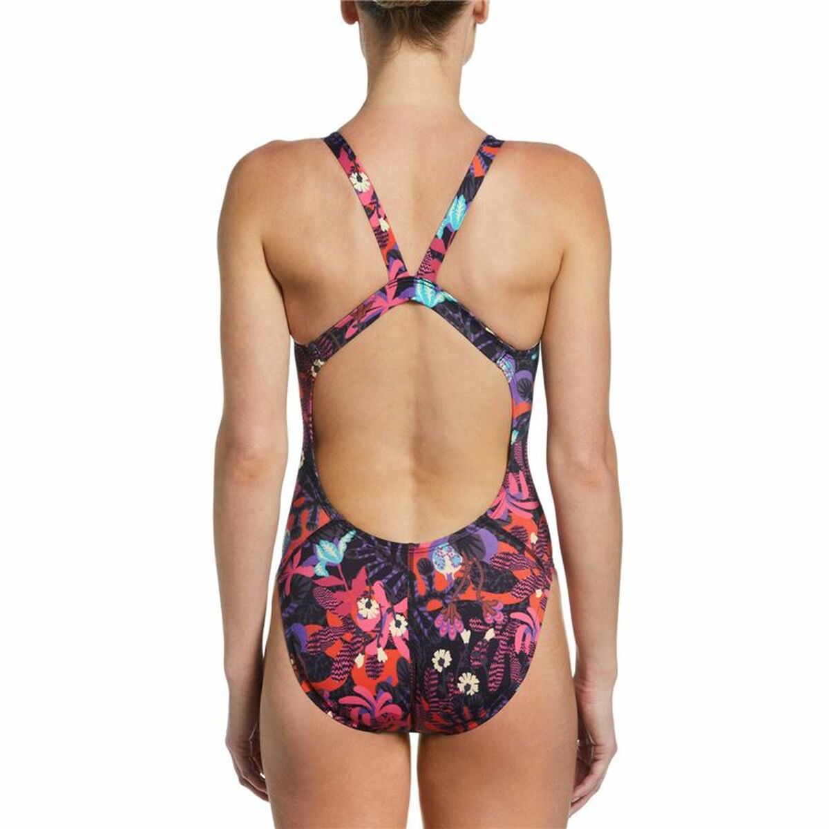 Плавки женские Nike Fastback flora Пурпурный-3