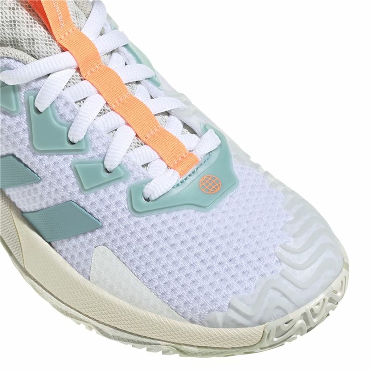 Женские теннисные туфли Adidas Control Solematch Белый-7