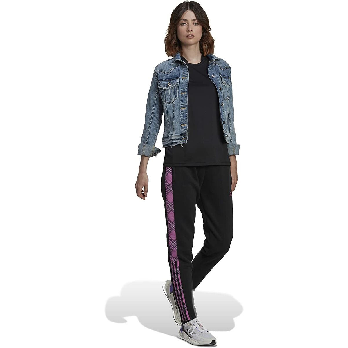 Штаны для взрослых Adidas Tiro Женщина Чёрный-6