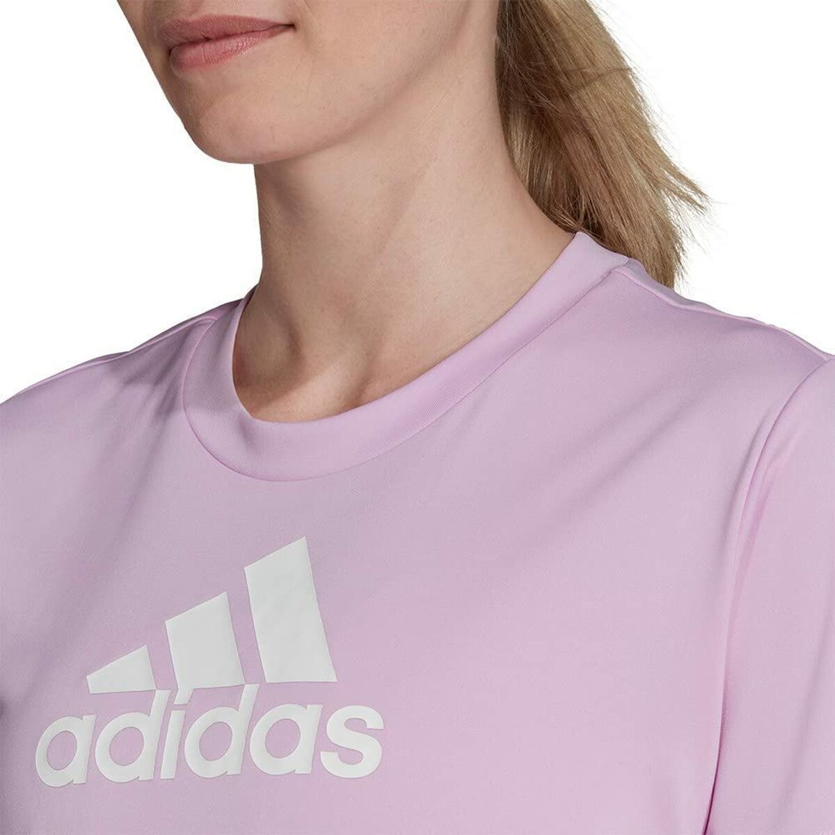 短袖女子Adidas Primeblue李子T恤-4