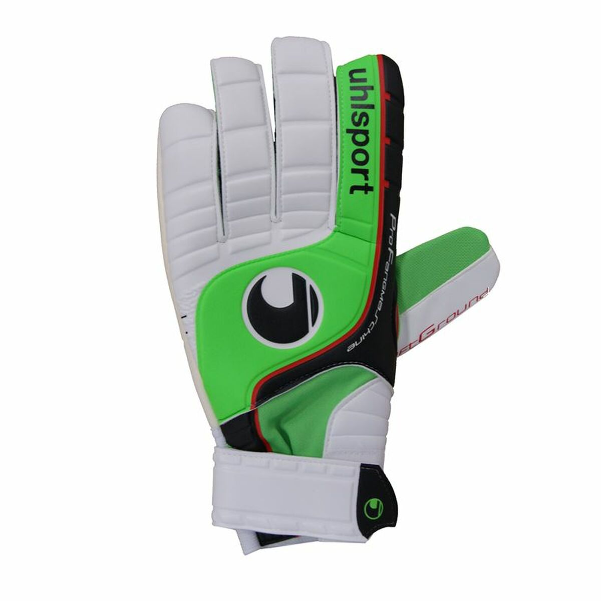 Перчатки вратаря Uhlsport Fangmaschine Зеленый-3