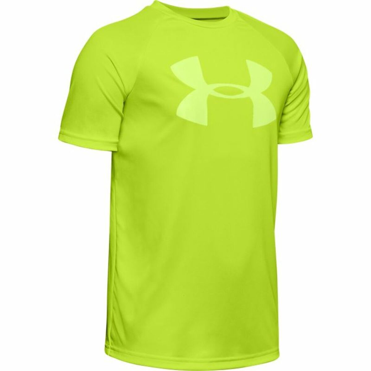短袖衬衫Under Armour Tech Big Logo Yellow-3