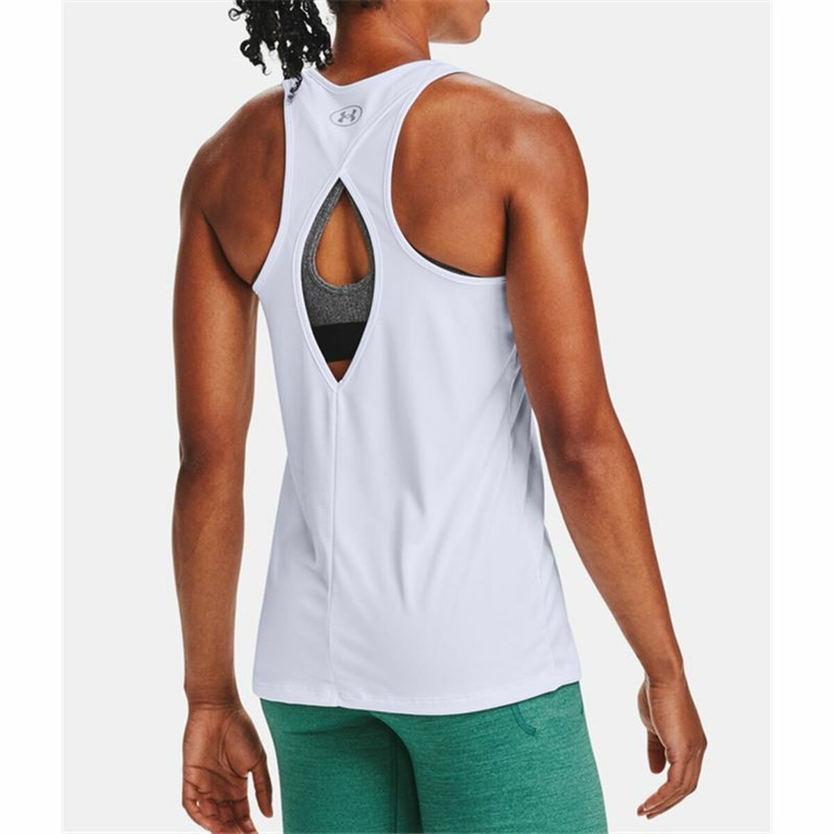 Under Armour Tech Twist Graphic Tank White女子球衣-3