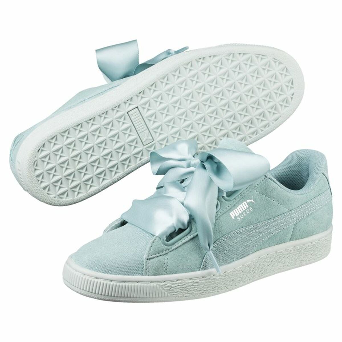 Puma Heart Pebble Aquamarine女运动鞋-7