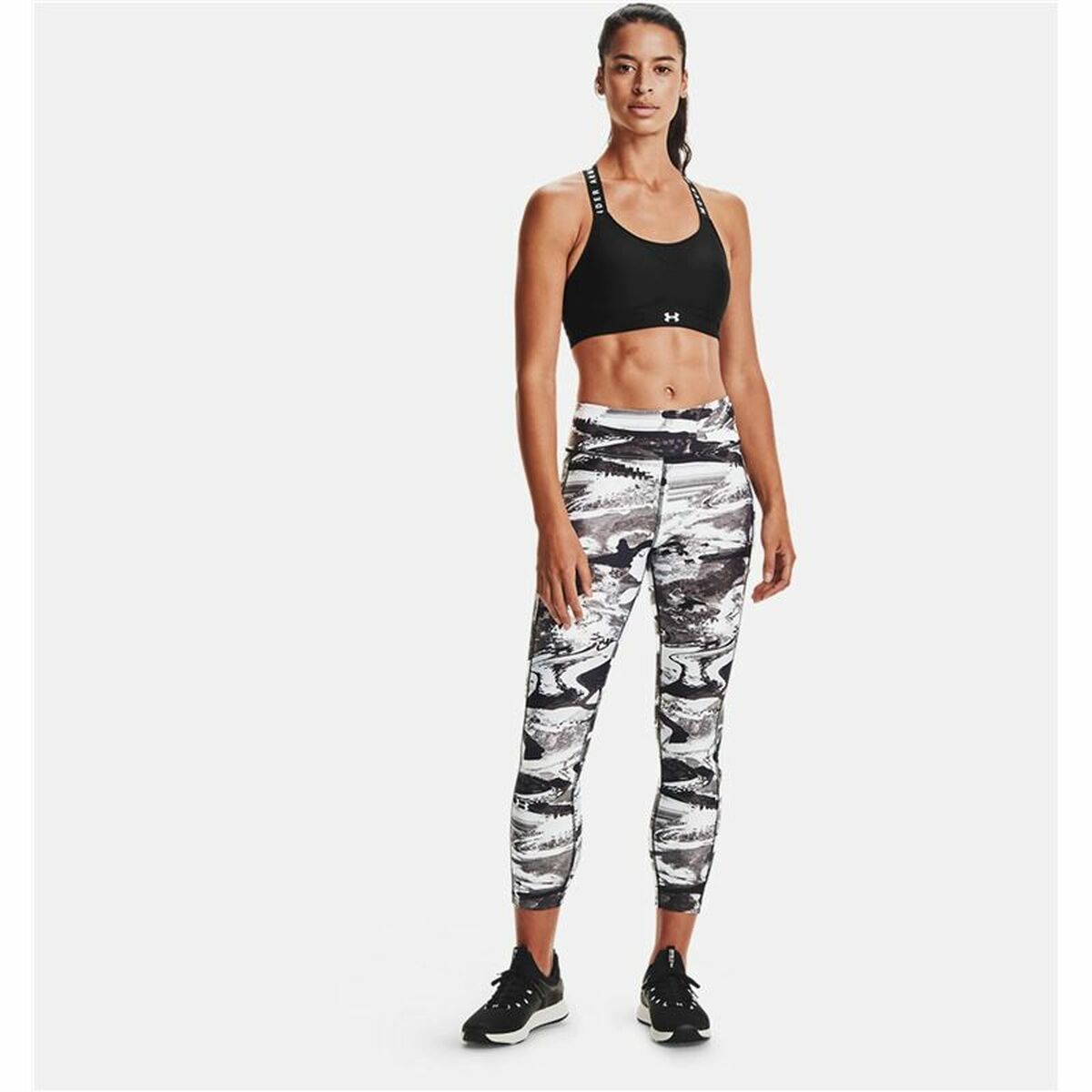 Женские спортивные колготки Under Armour HeatGear Чёрный-6