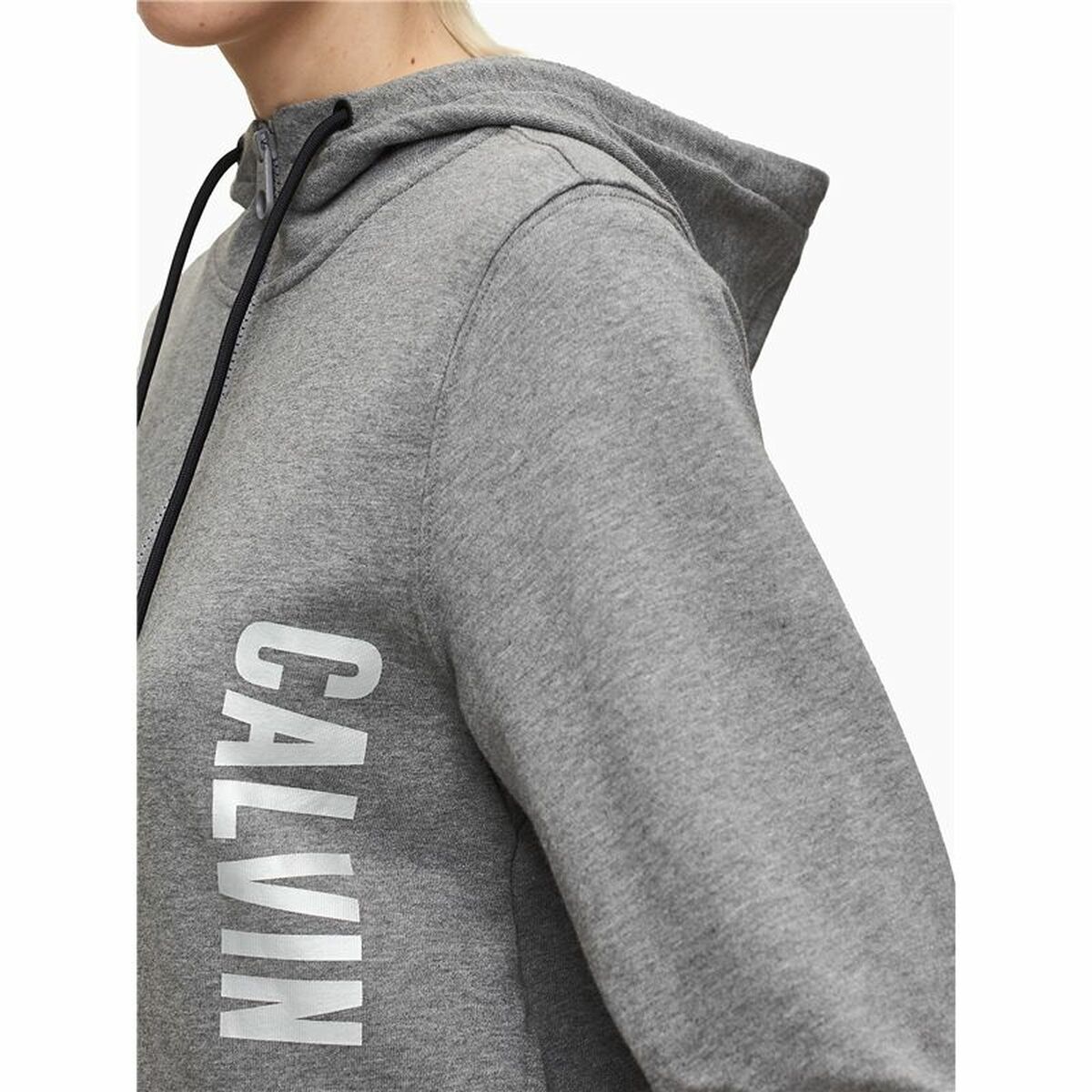 Женская спортивная куртка Calvin Klein Full Zip Темно-серый-2