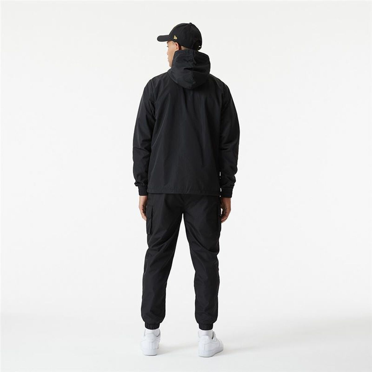 蒙面运动衫男子New Era Los Angeles Lakers Black-3