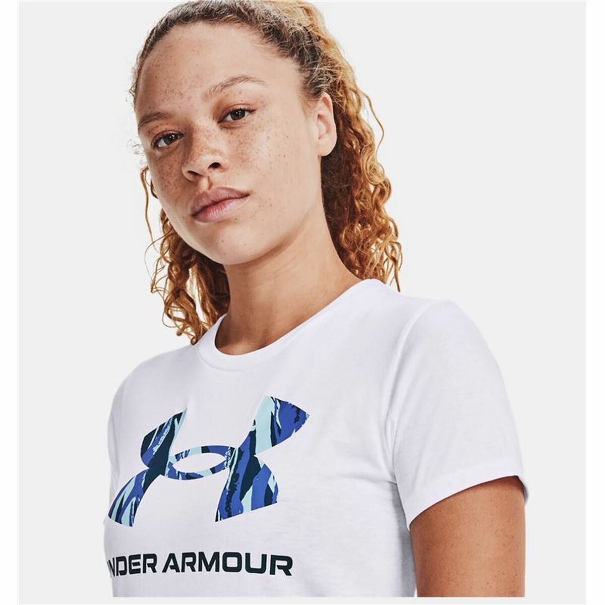 短袖女子Under Armour Graphic White-2