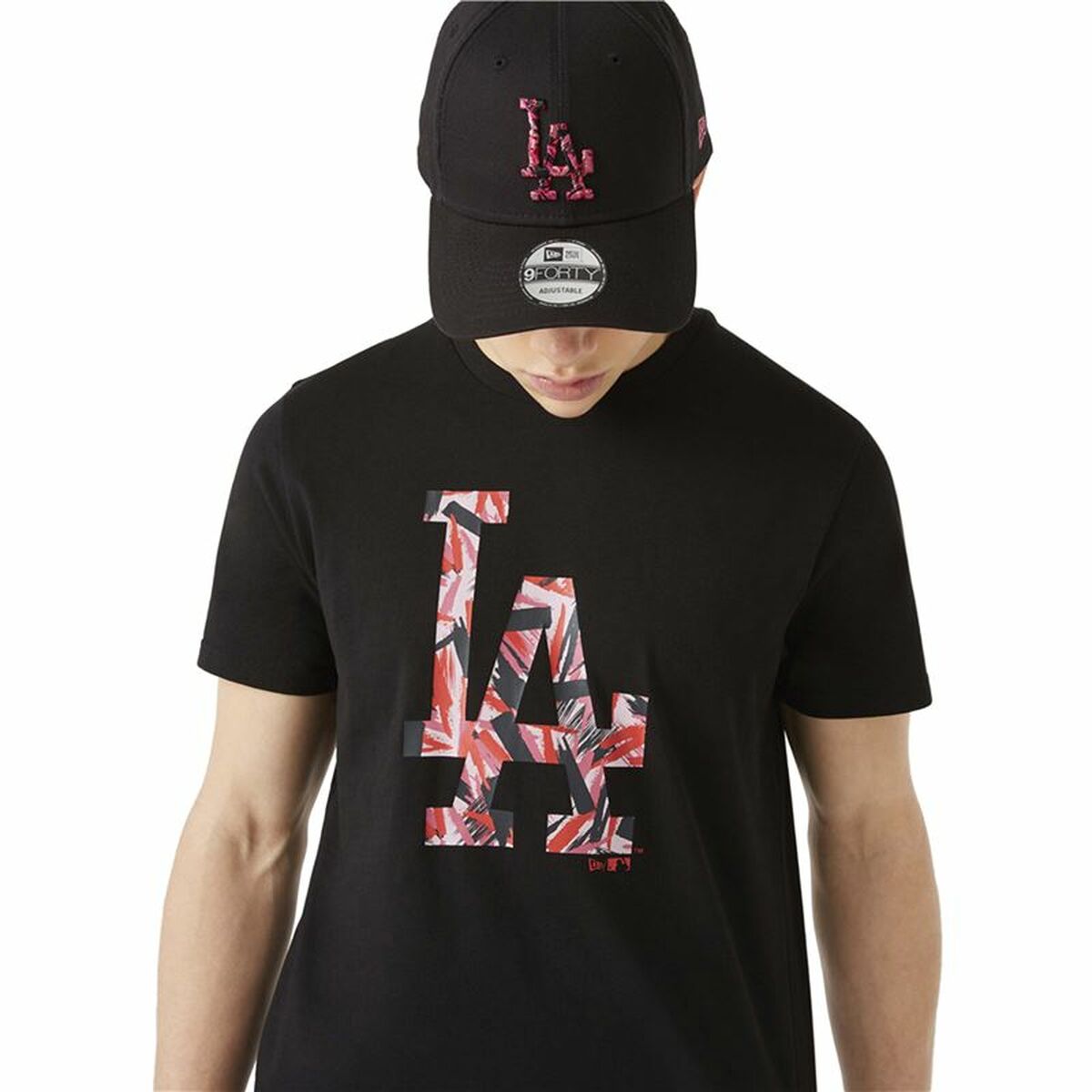 短袖球衣男子New Era LA Dodgers MLB Black-2