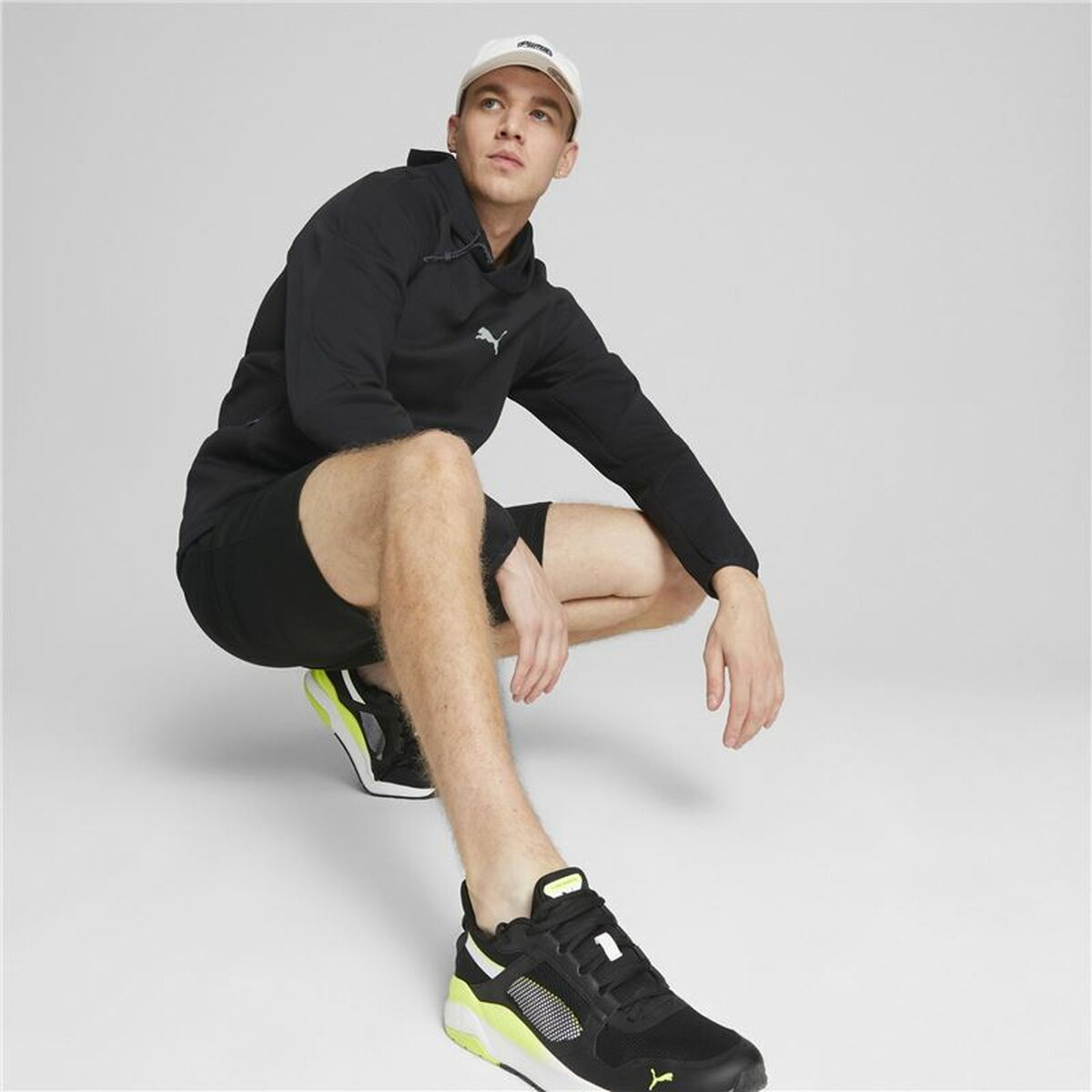 蒙面运动衫男性Puma Evostripe Black-4