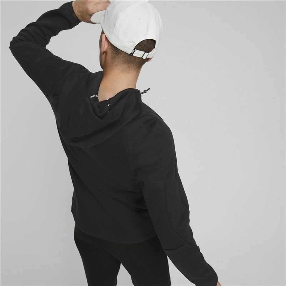 蒙面运动衫男性Puma Evostripe Black-7