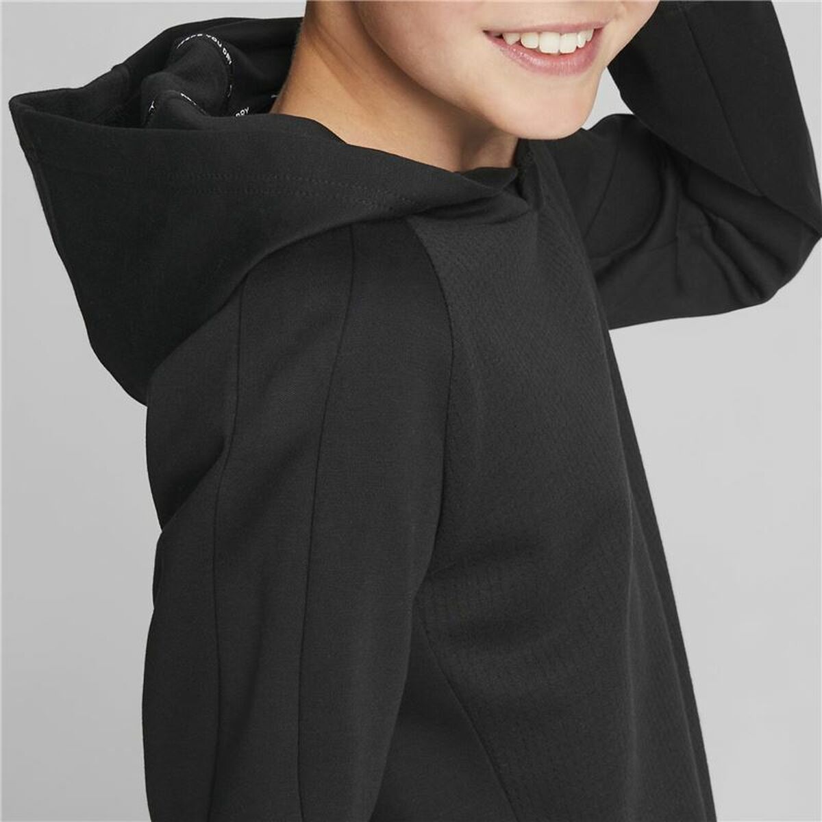 统一性别连帽运动衫Puma Evostripe Youth Black-2