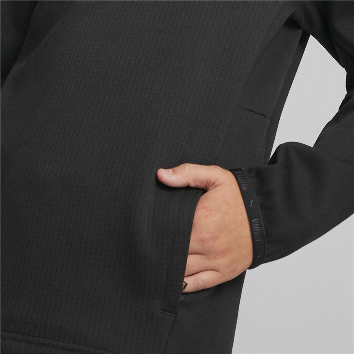 统一性别连帽运动衫Puma Evostripe Youth Black-5