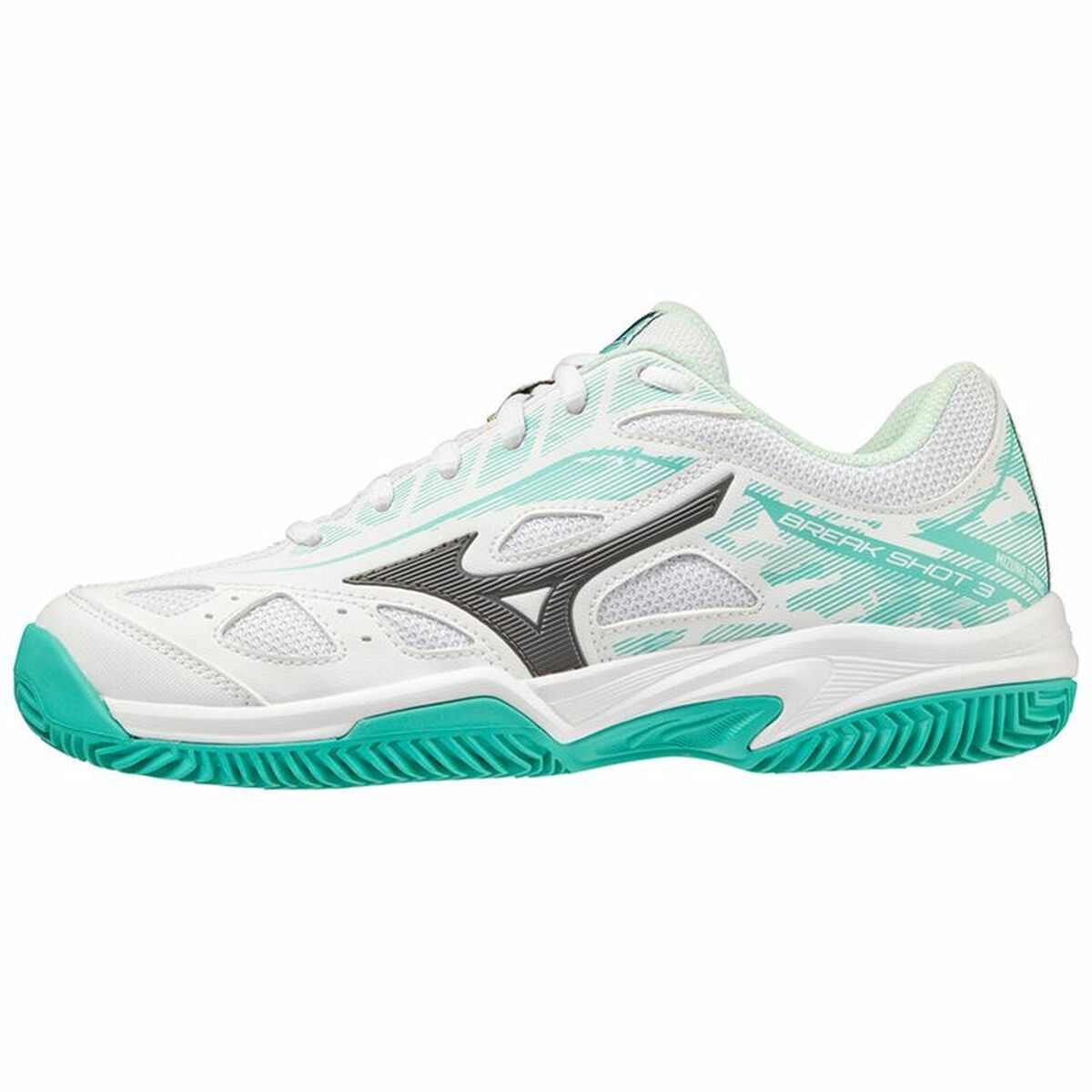 Женские теннисные туфли Mizuno Break Shot 3 CC Белый-4