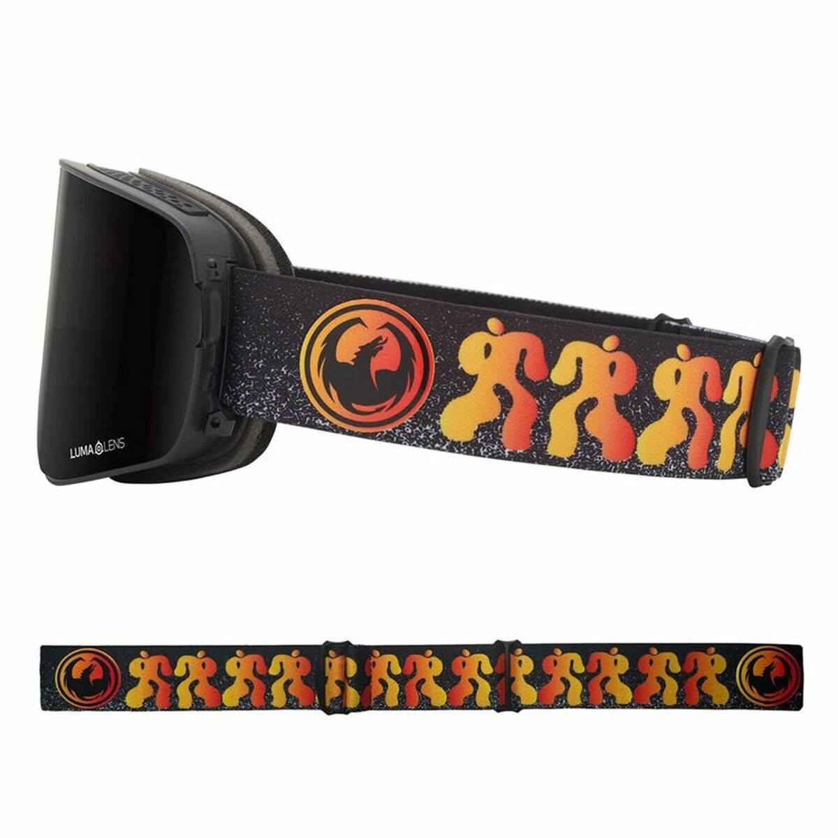 Лыжные очки  Snowboard Dragon Alliance Nfx2 Firma Forest Bailey Чёрный-4