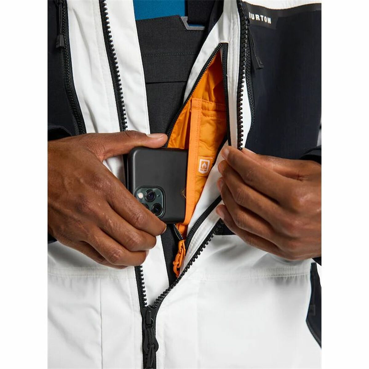 Мужская спортивная куртка Burton Frostner Белый-5