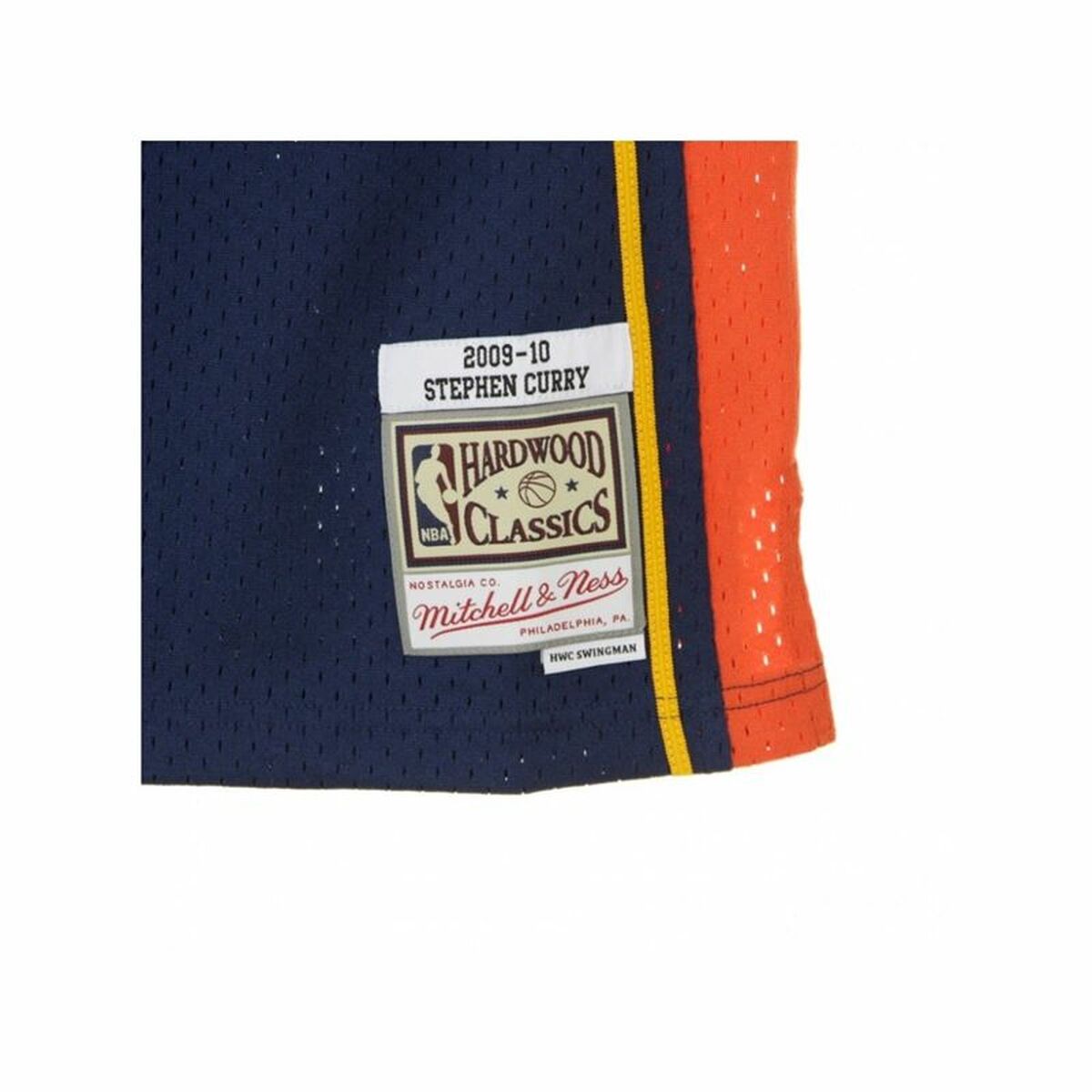 Баскетбольная футболка Mitchell & Ness  GS Warriors Stepahn Curry Темно-синий-3