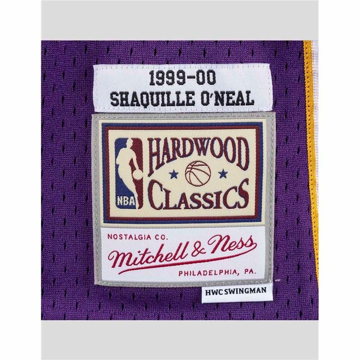 Баскетбольная футболка Mitchell & Ness LA Lakers Shaq O´Neal Фиолетовый-3