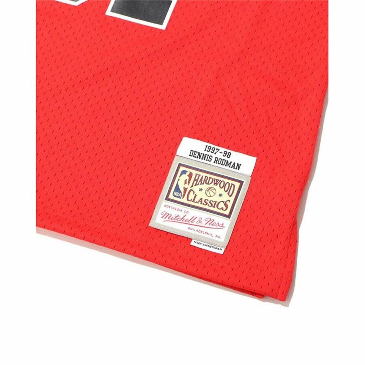 Баскетбольная футболка Mitchell & Ness Chicago Bull Dennis Rodman Красный-3