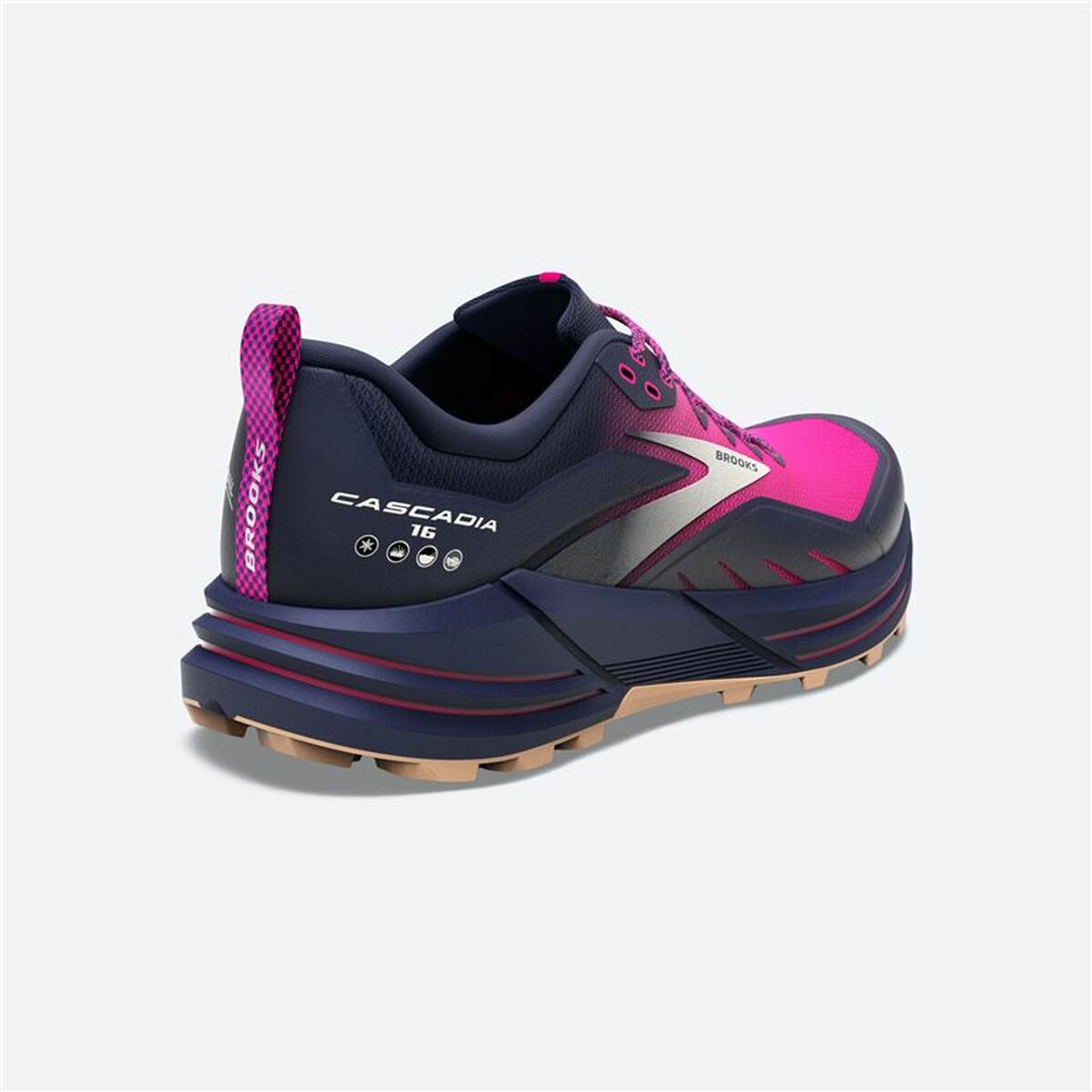 成人跑步运动鞋Brooks Cascadia 16 Woman Black-6